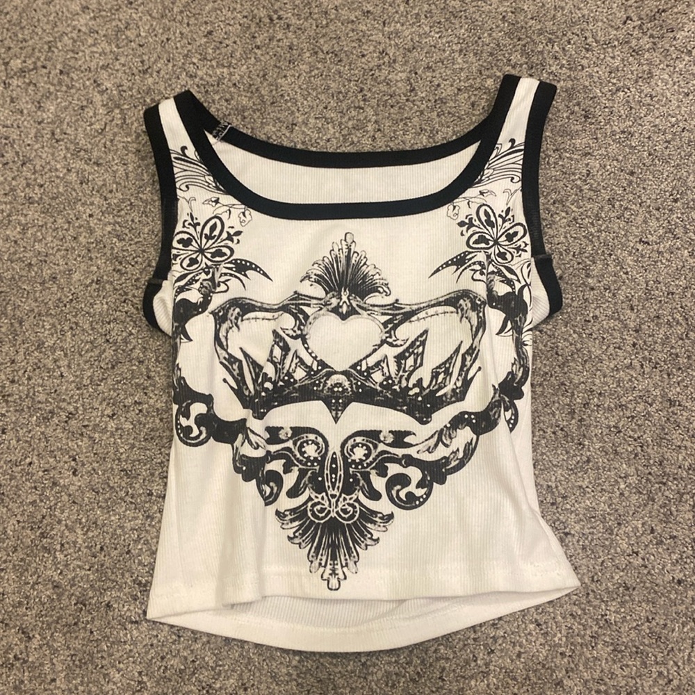 graphic tank top